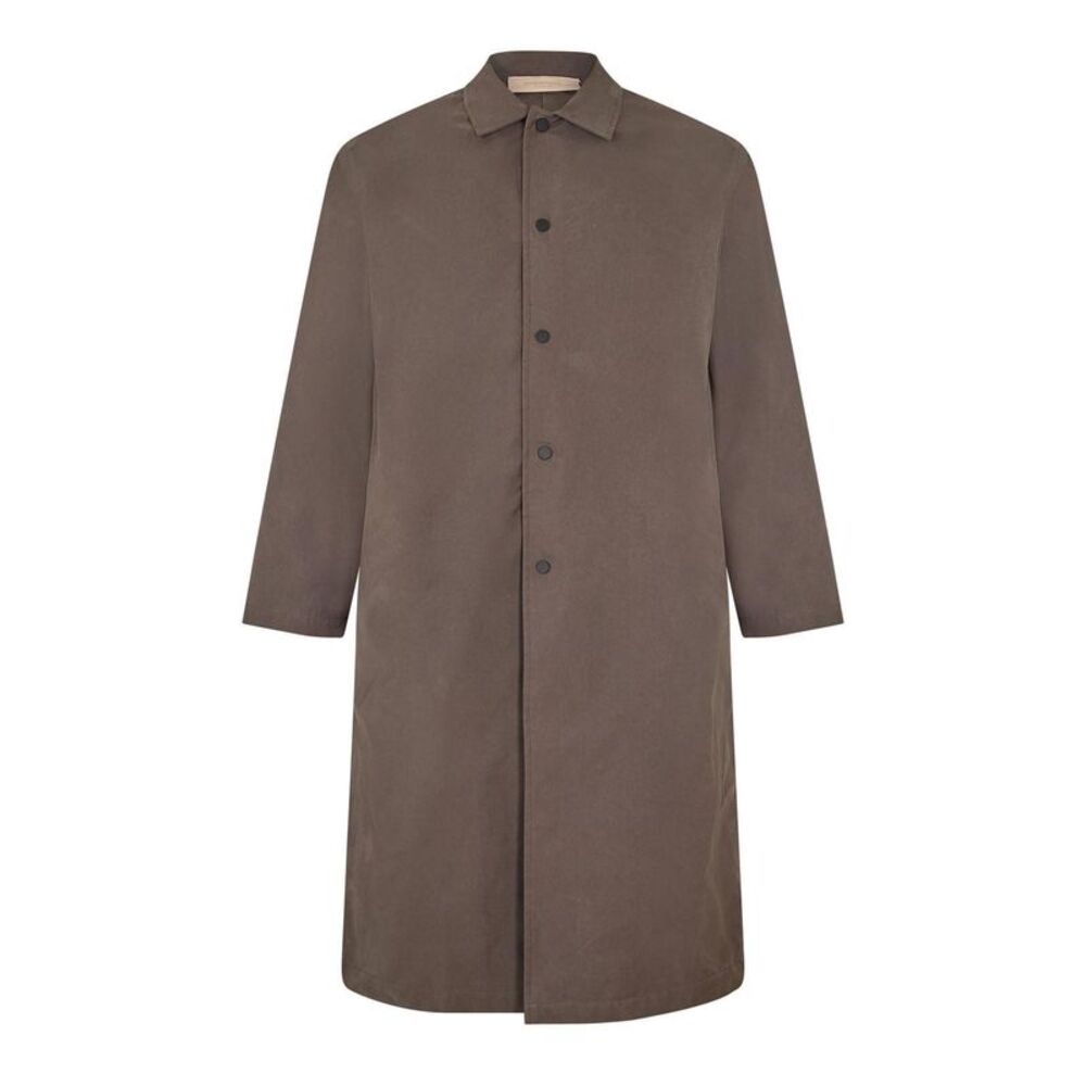Fear Of God Essentials Mens Longline Trench Coat / Black